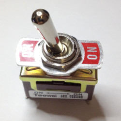 TOGGLE SWITCH, SPDT, ON-ON,...