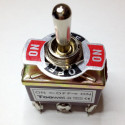 TOGGLE SWITCH, DPDT, ON-OFF-ON, 15A 250V, SCREW, KN3C-203A