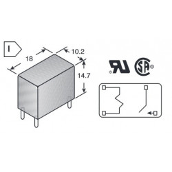 RELAY, TE, T77S1D10-24,...