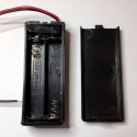 BATTERY HOLDER, AAAx2, ENCLOSED w/SWITCH