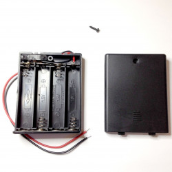 BATTERY HOLDER, AAAx4,...