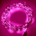 LED STRING LIGHT PINK 12V 10M 207LED IP67