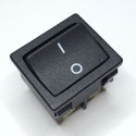 ROCKER ON-OFF SWITCH WIDE STYLE, DPST, 10A