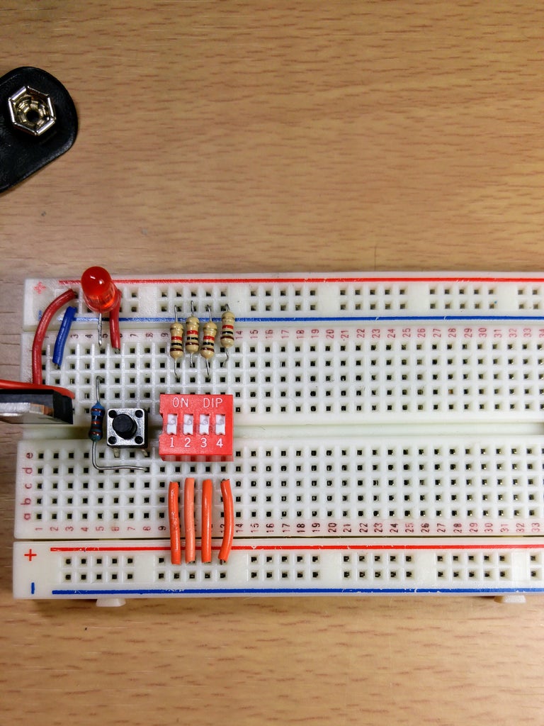 Picture of Setting Up the DIP Switch