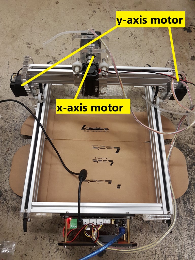 Picture of Assemble the Y-axis Stepper Motor