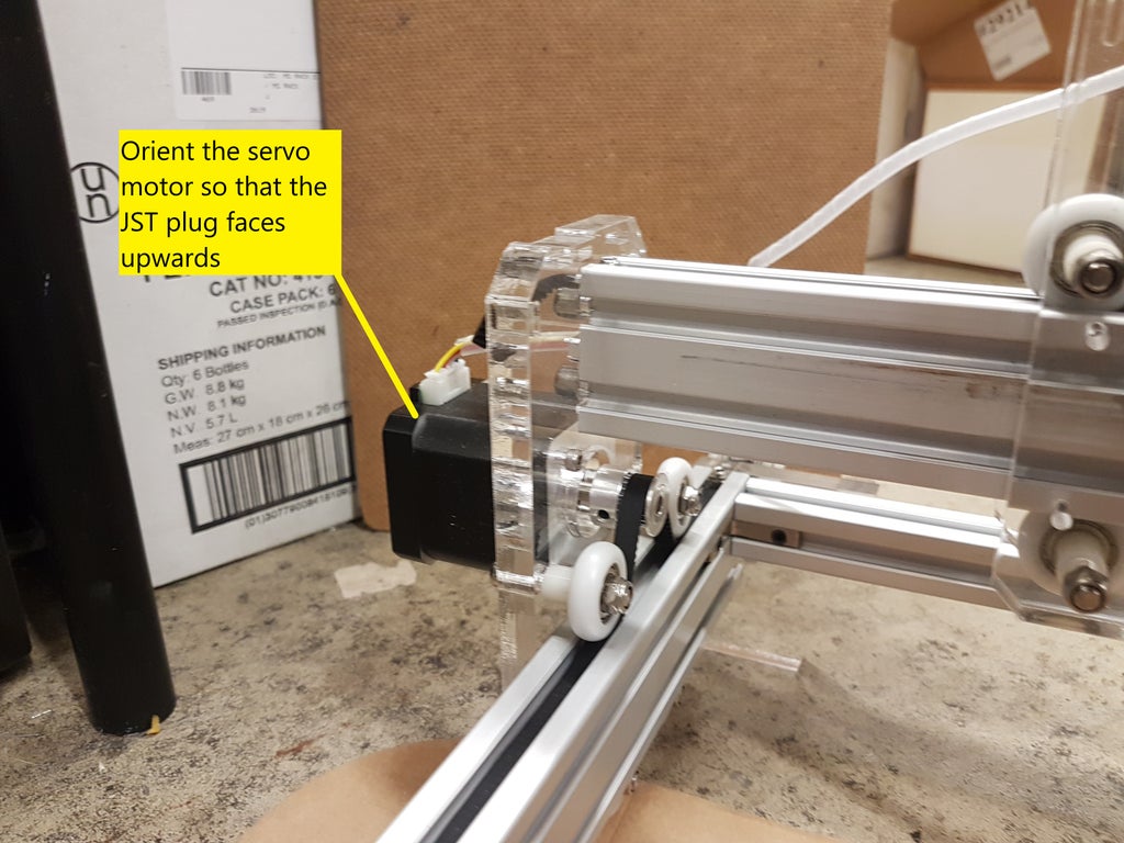 Picture of Assemble the Y-axis Stepper Motor