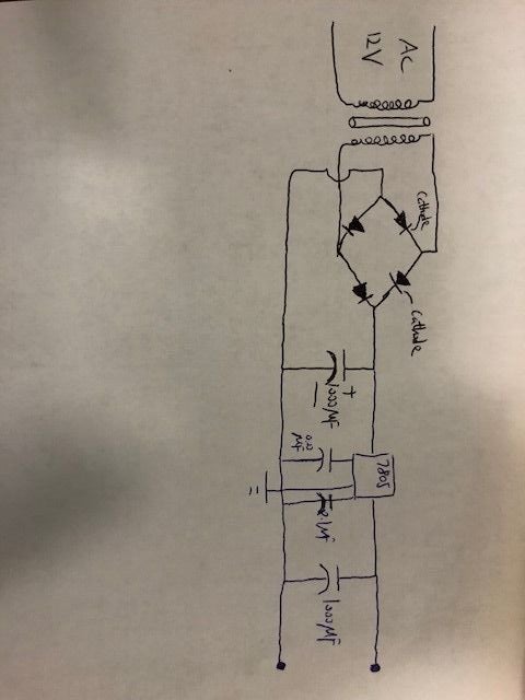 Picture of Add the Voltage Regulator to Give 5v DC Output