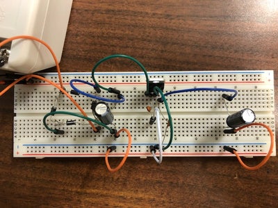 Picture of Add the Voltage Regulator to Give 5v DC Output